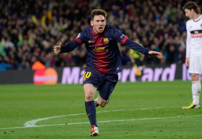 Lionel Messi del Barcellona. Ap